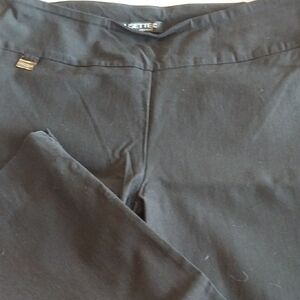 LISETTE Black Straight Pants Size 12